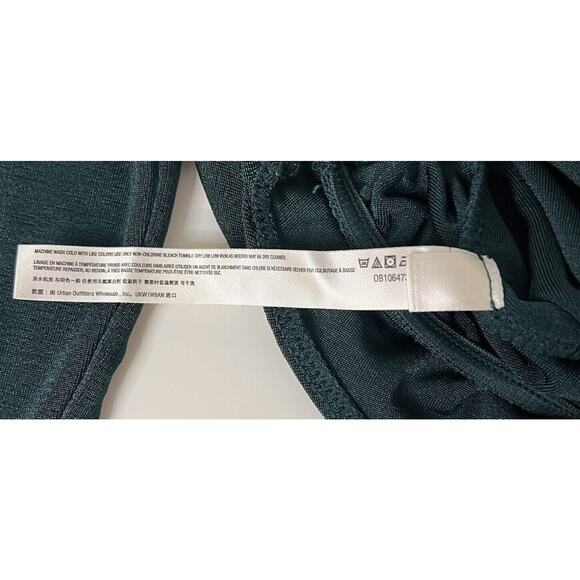 Intimately Free People Bodysuit Womens Small Green 'TURNT' Plunging Surplice - Picture 4 of 5